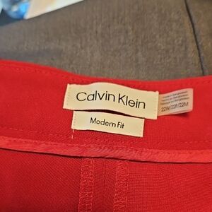Calvin Klein Vibrant Red Modern Fit Apparel
